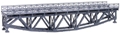 Стальной балочный железнодорожный мост Kibri HO (39703)
